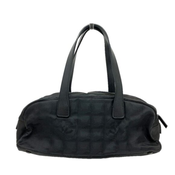 CHANEL New travel line Hand Bag Leather / Nylon Black - Picture 1 of 14